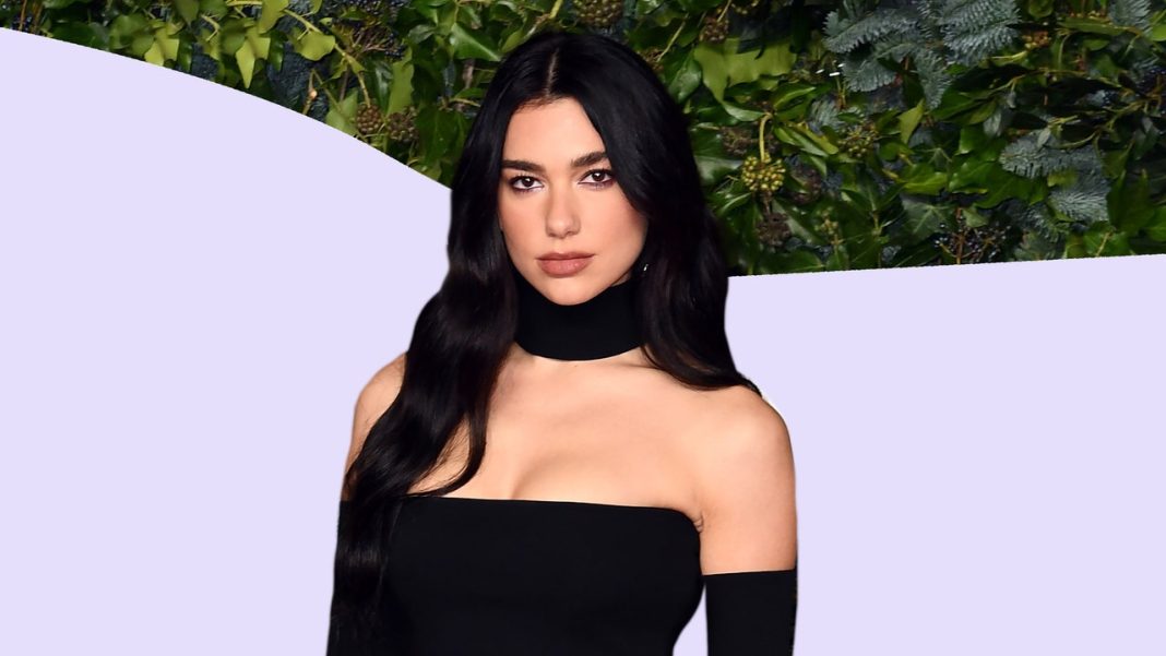 Dua Lipa wore principally a nylon stocking as a birthday gown - All